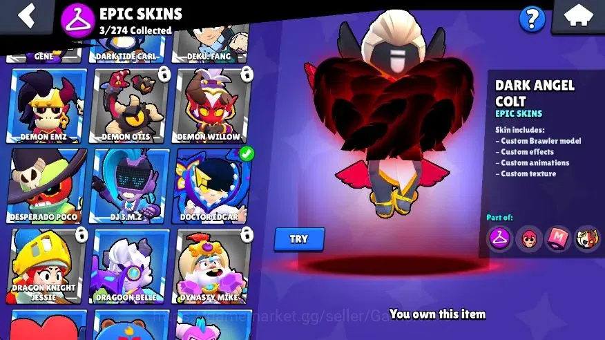 Brawl Stars Accounts 1356 Trophy|25 Brawlers 1 Max Lvl (Shelly) 1 Legen image 13