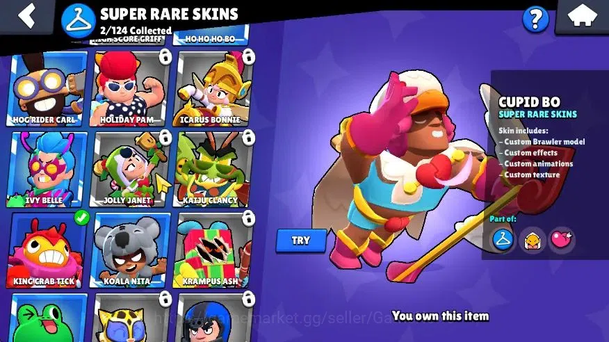 Brawl Stars Accounts 1356 Trophy|25 Brawlers 1 Max Lvl (Shelly) 1 Legen image 15