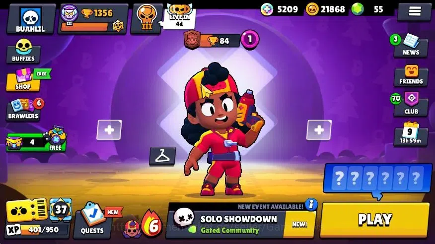 Brawl Stars Accounts 1356 Trophy|25 Brawlers 1 Max Lvl (Shelly) 1 Legen image 3