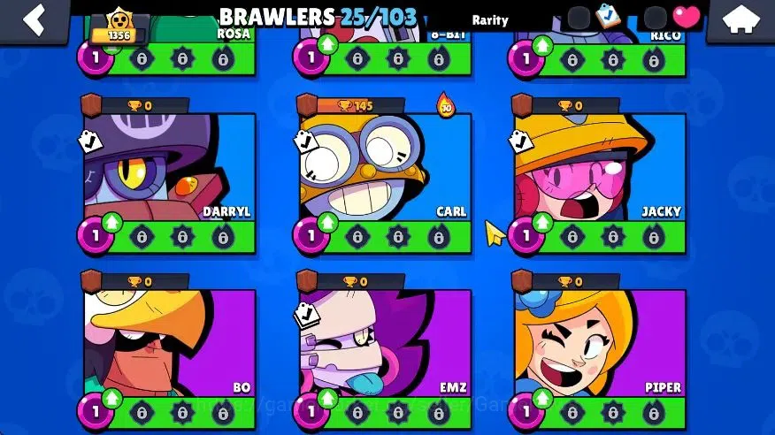 Brawl Stars Accounts 1356 Trophy|25 Brawlers 1 Max Lvl (Shelly) 1 Legen image 8