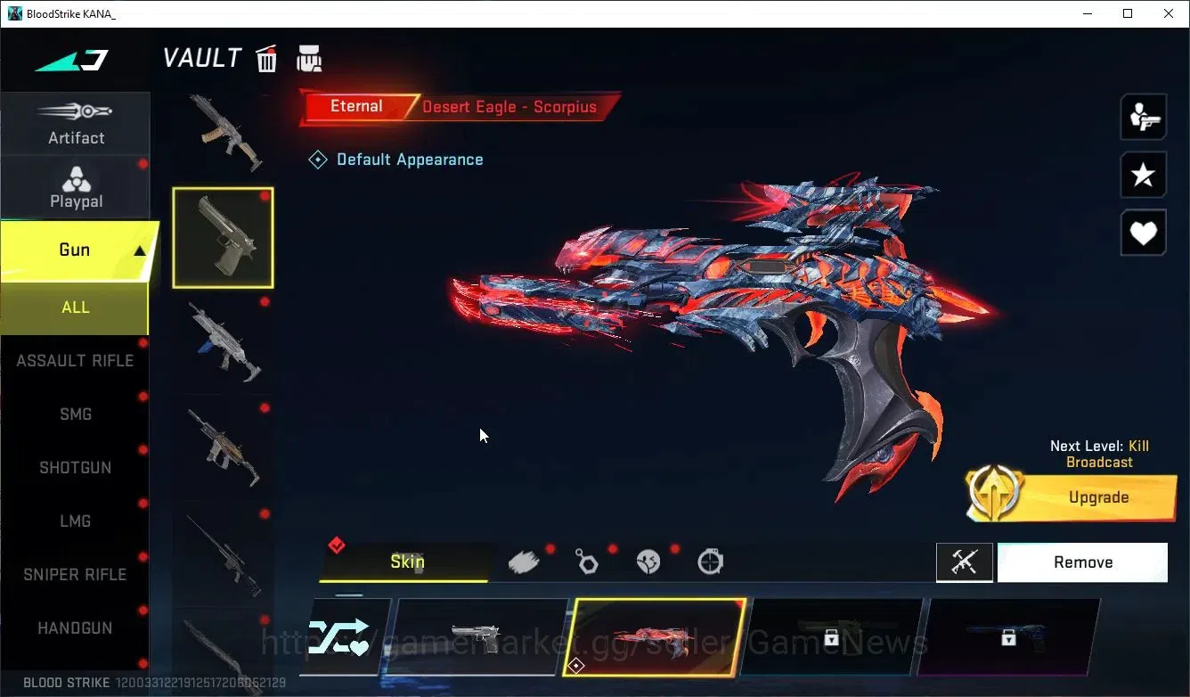 Blood Strike Accounts America|Eternal DEagel Scorpius|Collab TR [MCX,FN2 image 6