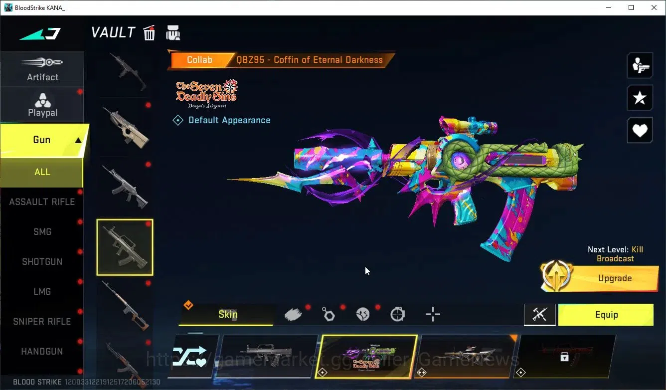 Blood Strike Accounts America|Eternal DEagel Scorpius|Collab TR [MCX,FN2 image 9