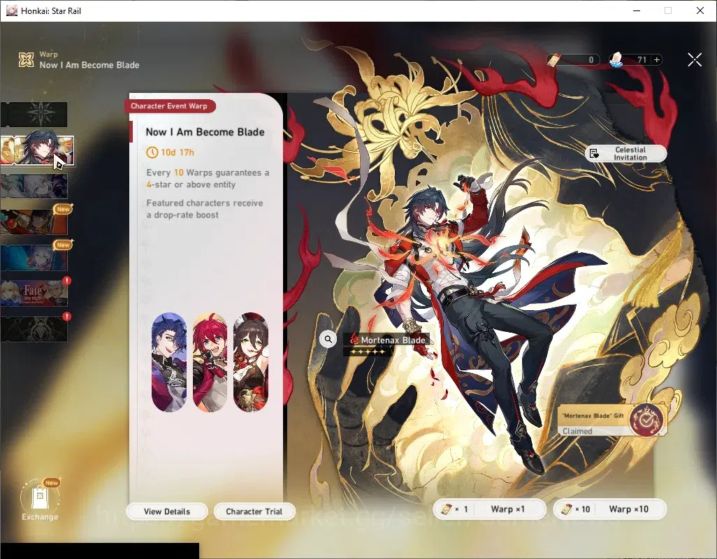 Honkai Star Rail Accounts Asia|TL 3|3 Limited|Mortenax Blade,Sparkle,Fu Xuan image 10