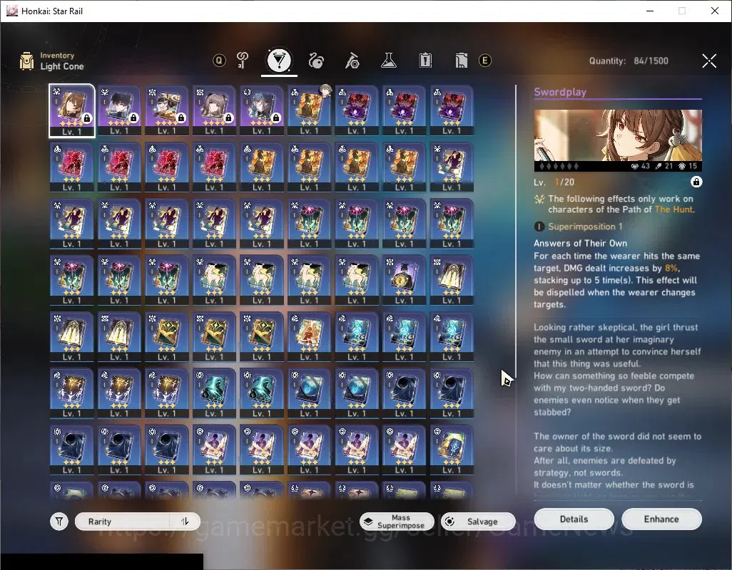 Honkai Star Rail Accounts Asia|TL 3|3 Limited|Mortenax Blade,Sparkle,Fu Xuan image 5