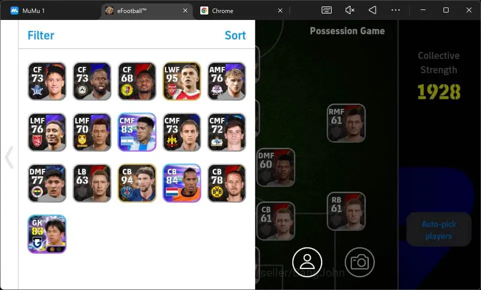 eFootball Accounts Mobile | PW 1928 | Starter | Bigitme Federico Dima image 2