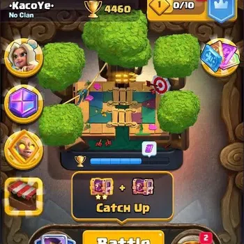 Clash Royale Accounts Others Trophy 4460|CL 611|KTL 10|74 Cards|1 Hero|4 Evo|Arena 13|21 Gems + 94K Coins|Proteck Off Check