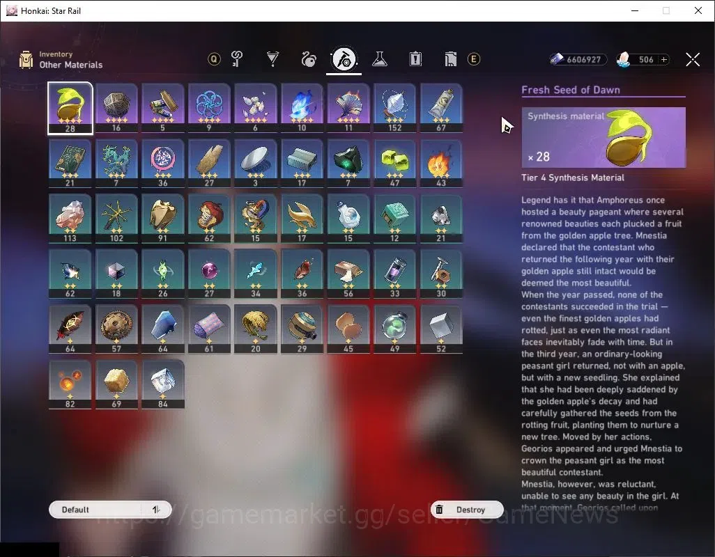 Honkai Star Rail Accounts Others ASIA |TL 64|11 Limited|Triple DoT Team|Castorice+Sign,Mortenax Blade,SW 7