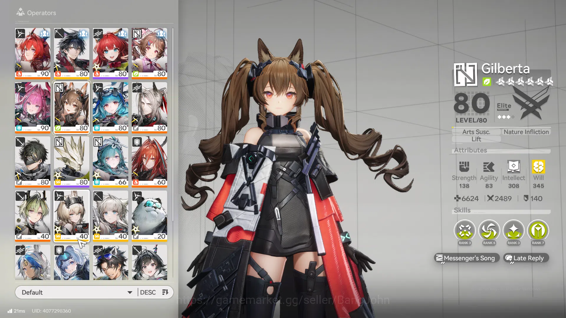 Arknights: Endfield Accounts ASIA | MID GAME | Laevatain +Sign | Yvonne | Gilbe image 5