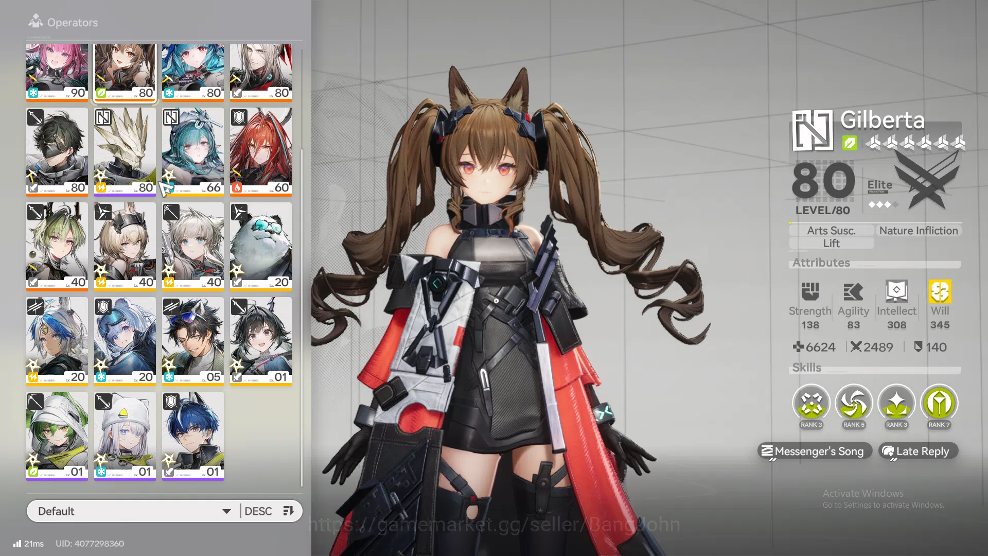 Arknights: Endfield Accounts ASIA | MID GAME | Laevatain +Sign | Yvonne | Gilbe image 6