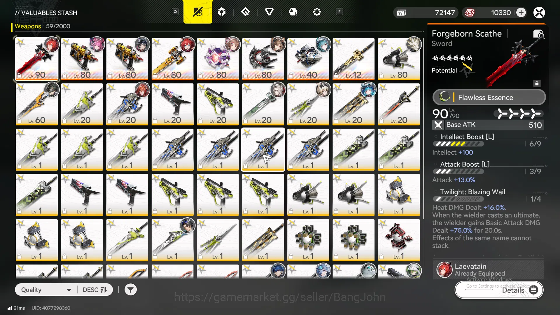 Arknights: Endfield Accounts ASIA | MID GAME | Laevatain +Sign | Yvonne | Gilbe image 7