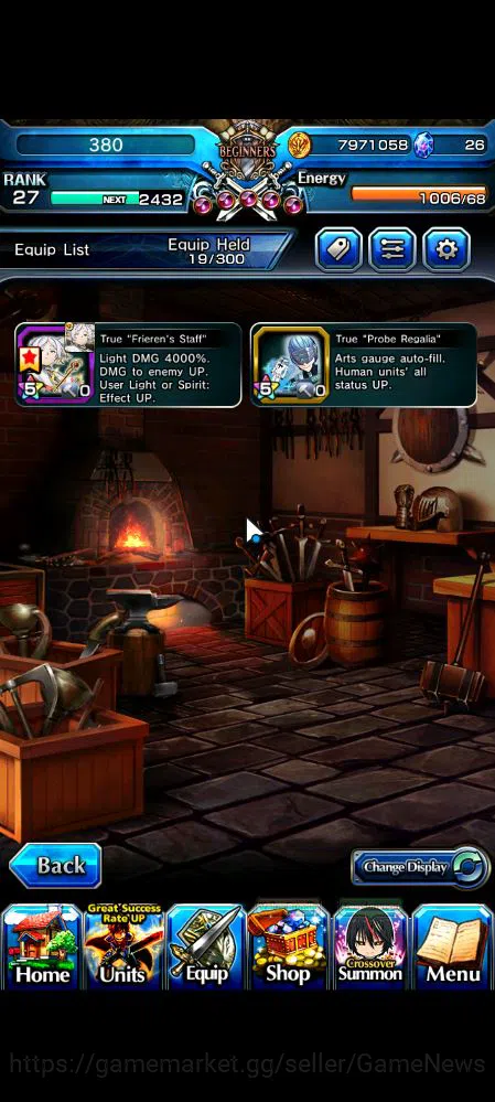 Grand Summoners Accounts Global|Rank 27|Starter|10 Ascend|Roy,Frieren+TW,Mo image 5