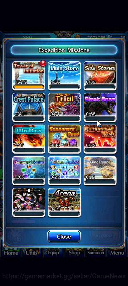 Grand Summoners Accounts Global|Rank 27|Starter|10 Ascend|Roy,Frieren+TW,Mo image 8