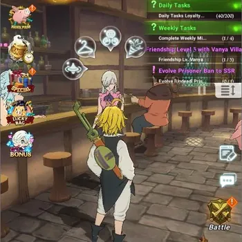 The Seven Deadly Sins: Grand Cross Accounts Starter Global|Starter|1M Power|3LR+11UR(NeMeliodas(5/6),Meresca,Thor,Etc.)|1 LR