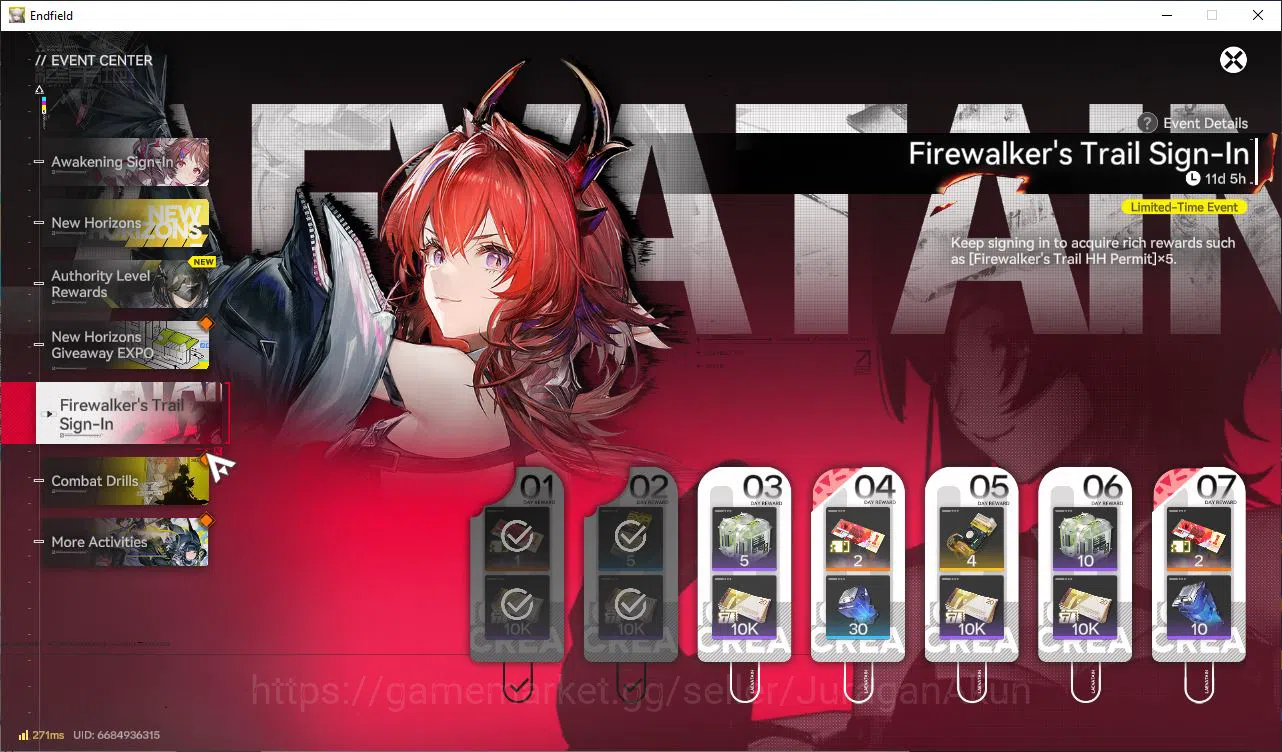 Arknights: Endfield Accounts NA/EU Lv2|Day4+2200Oroberyl|MetaSSR Solo Laevatain image 10