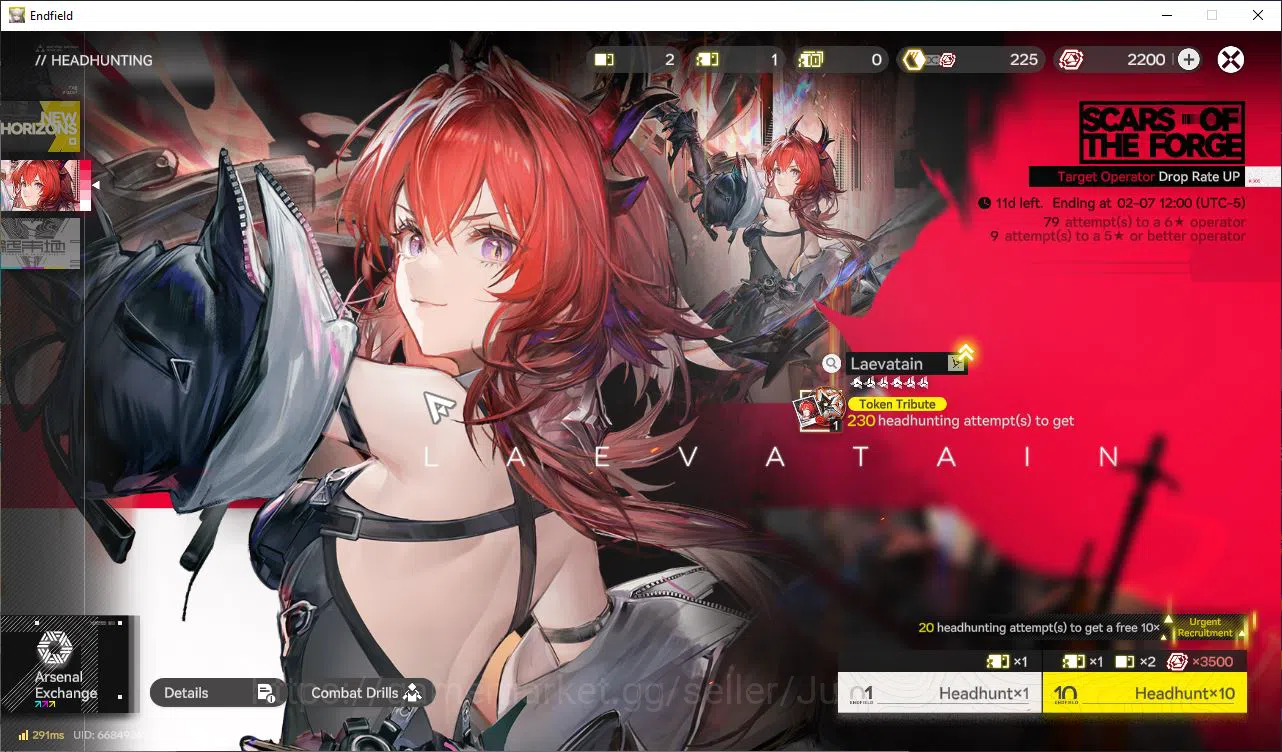 Arknights: Endfield Accounts NA/EU Lv2|Day4+2200Oroberyl|MetaSSR Solo Laevatain image 11