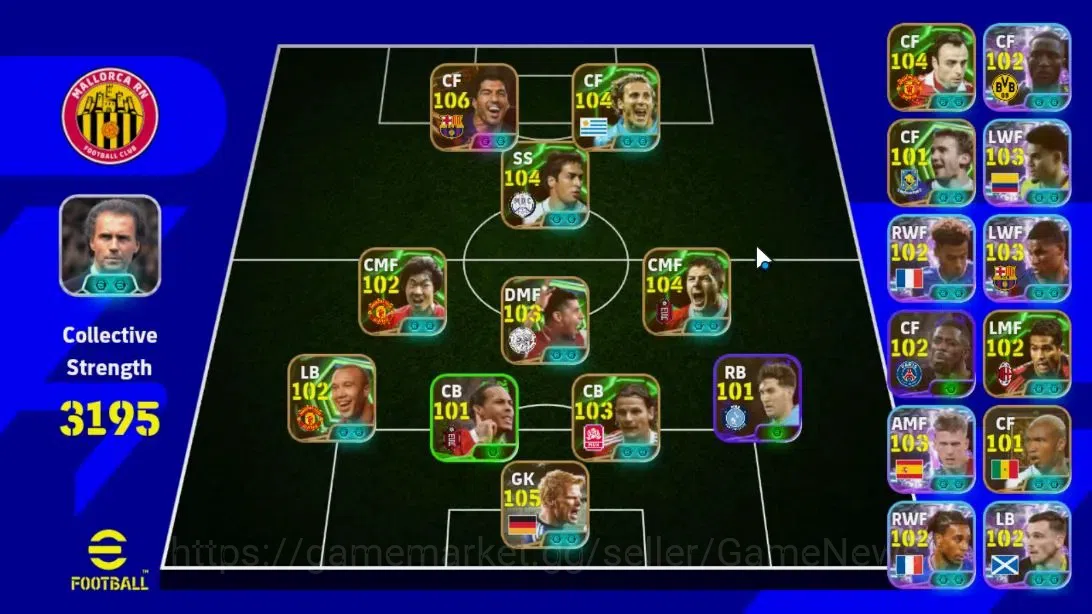 eFootball Accounts Android|BigTime(Luis Suarez),Oliver Khan,Diego For image 1