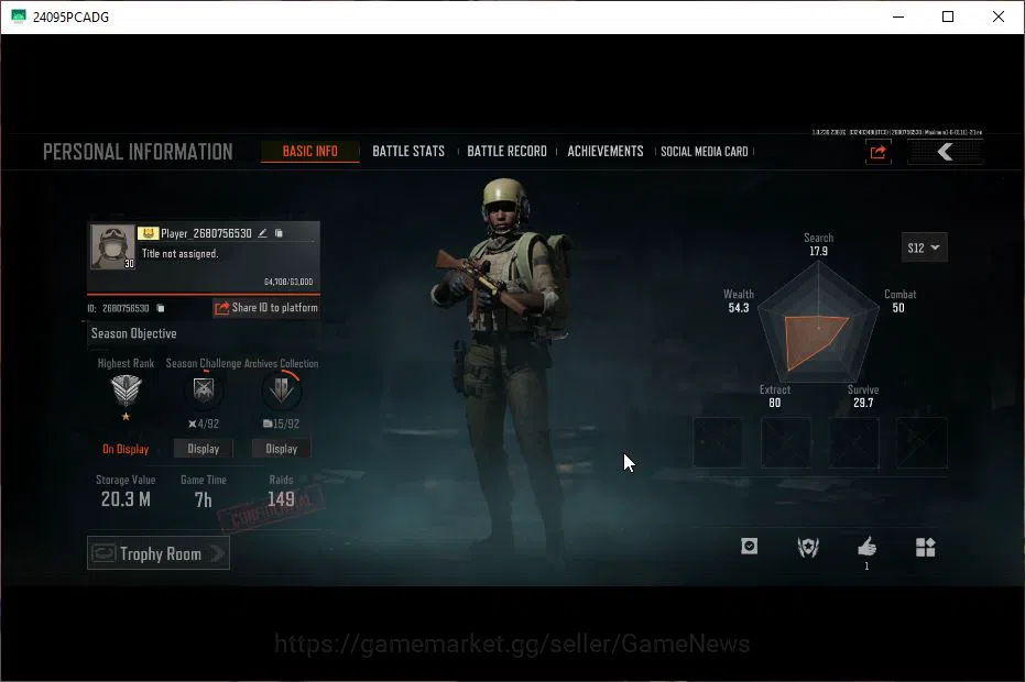 Arena Breakout Accounts Mid-Tier MOBILE Lv30|SV 20M|CV 19M|HLC Tactical|GM AK-12,Ceremonial MCX,Forest MP5,Ceremonial 2