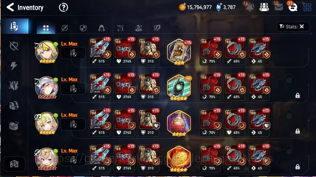 Epic Seven Accounts GLOBAL Unverif|4 ML [LoT Scales,Harsetti,Ruele of  image 10