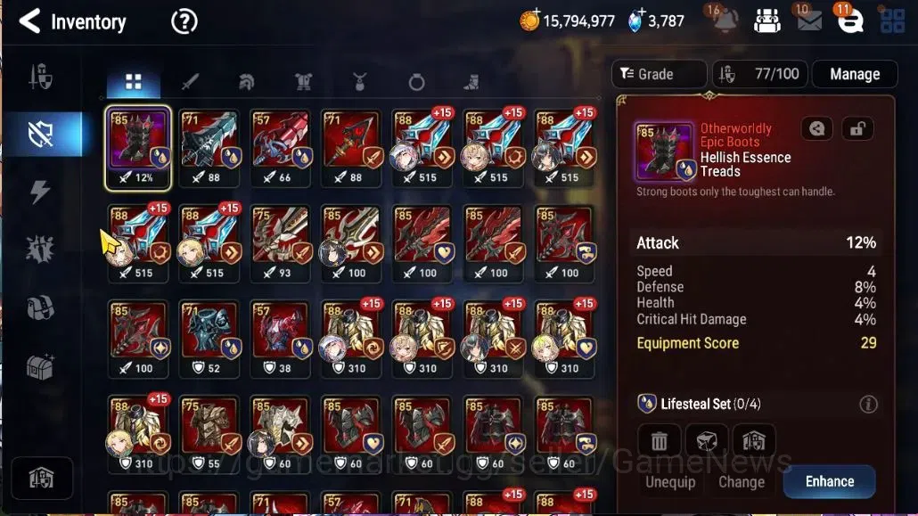 Epic Seven Accounts GLOBAL Unverif|4 ML [LoT Scales,Harsetti,Ruele of  image 11