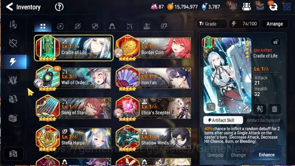 Epic Seven Accounts GLOBAL Unverif|4 ML [LoT Scales,Harsetti,Ruele of  image 12