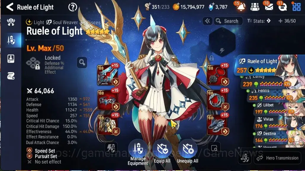 Epic Seven Accounts GLOBAL Unverif|4 ML [LoT Scales,Harsetti,Ruele of  image 20