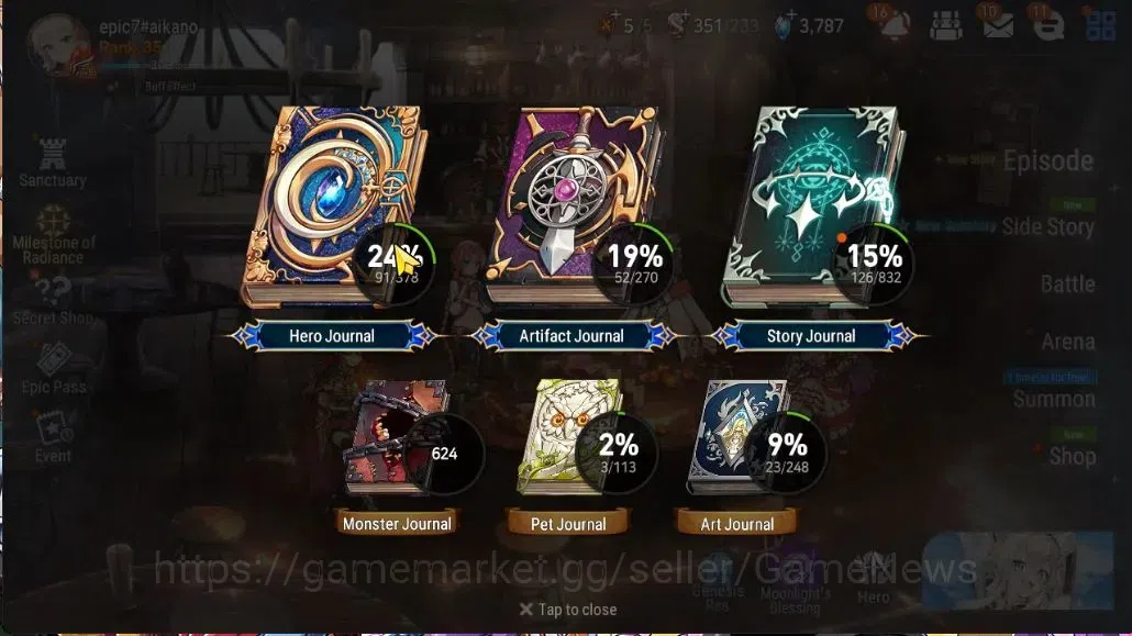 Epic Seven Accounts GLOBAL Unverif|4 ML [LoT Scales,Harsetti,Ruele of  image 6