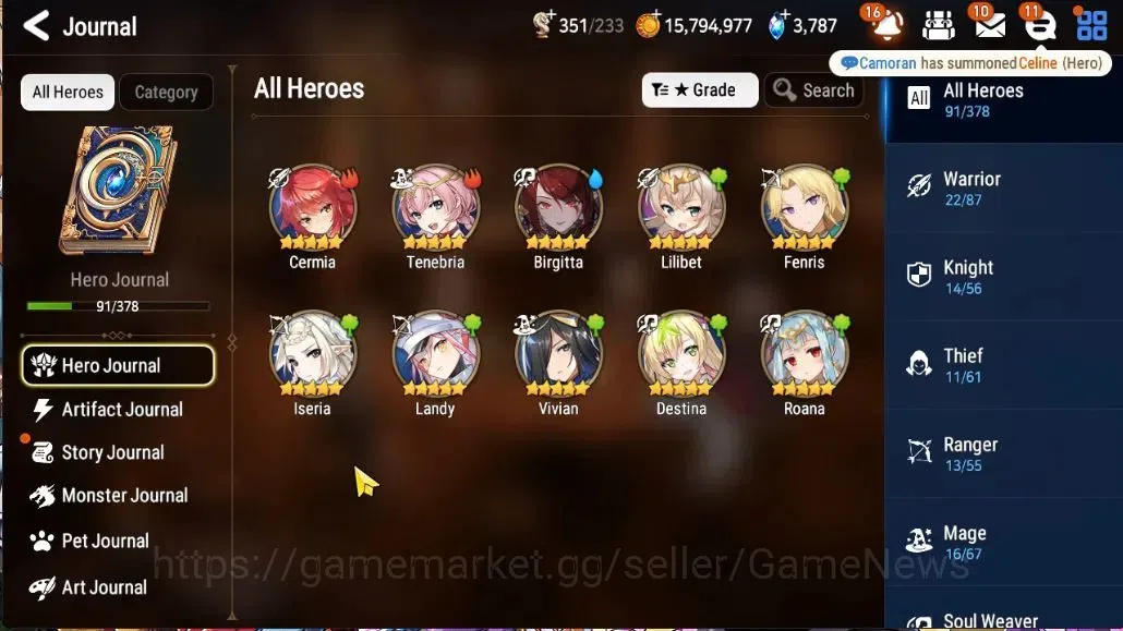 Epic Seven Accounts GLOBAL Unverif|4 ML [LoT Scales,Harsetti,Ruele of  image 8