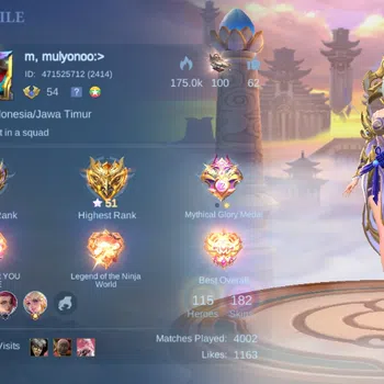 Mobile Legends: Bang Bang Accounts Others Global|Hero 115|Skin 182|Expert|Collector Natalia,Lbox Selena,PACE Fanny,Blazing