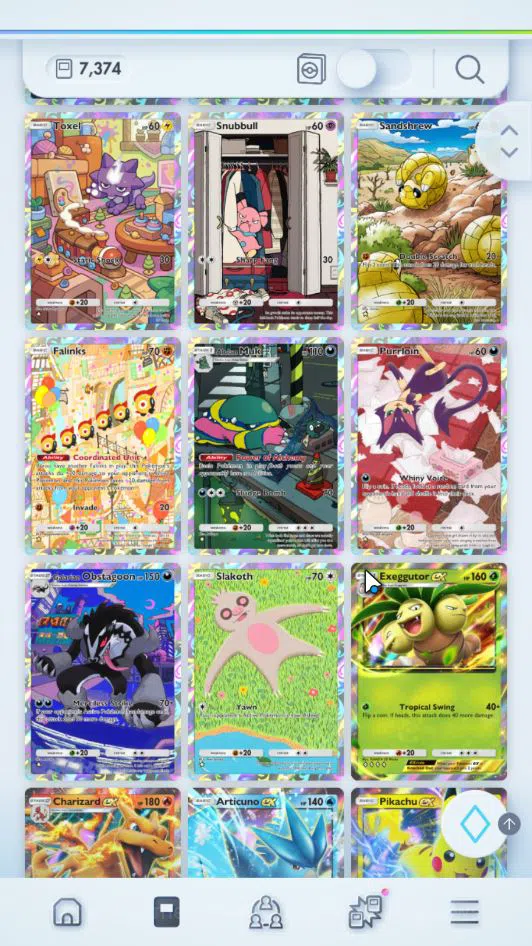 Pokémon TCG Pocket Accounts EN 7k+Card|110EX|2 Crown (Pikachu,Pokeball) 24Shin image 13
