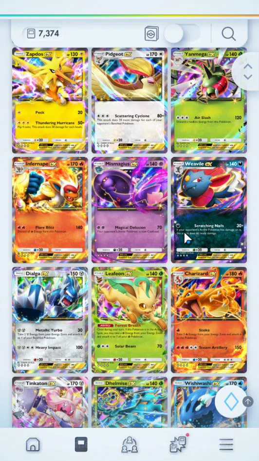 Pokémon TCG Pocket Accounts EN 7k+Card|110EX|2 Crown (Pikachu,Pokeball) 24Shin image 14