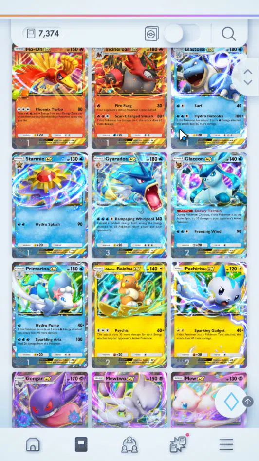 Pokémon TCG Pocket Accounts EN 7k+Card|110EX|2 Crown (Pikachu,Pokeball) 24Shin image 16