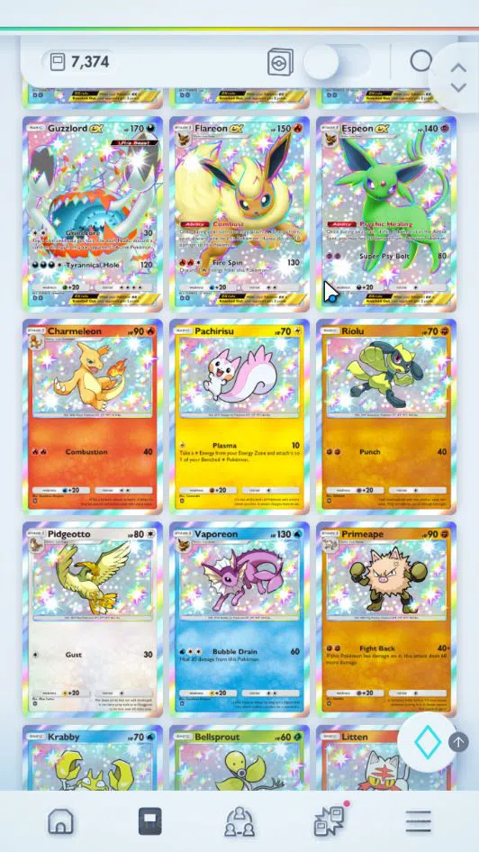 Pokémon TCG Pocket Accounts EN 7k+Card|110EX|2 Crown (Pikachu,Pokeball) 24Shin image 2