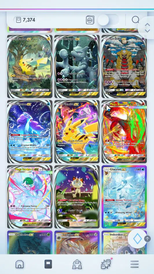 Pokémon TCG Pocket Accounts EN 7k+Card|110EX|2 Crown (Pikachu,Pokeball) 24Shin image 4