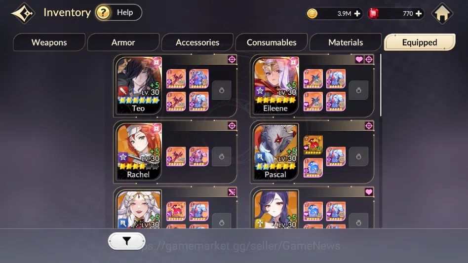 Seven Knights Re:Birth Accounts [Re:BIRTH]Global300xxx|15 Legend, 5 SPECIAL|Teo Tc image 6