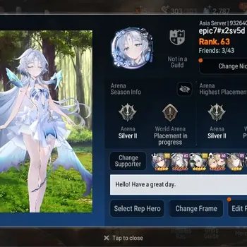 Epic Seven Accounts High-End Asia Unverif | 6 ML (R&L,Lisette,Straze,E Ilynav,SE Celine,Etc.)|Bless ON|SS 2.7K|Stigma 74.3K