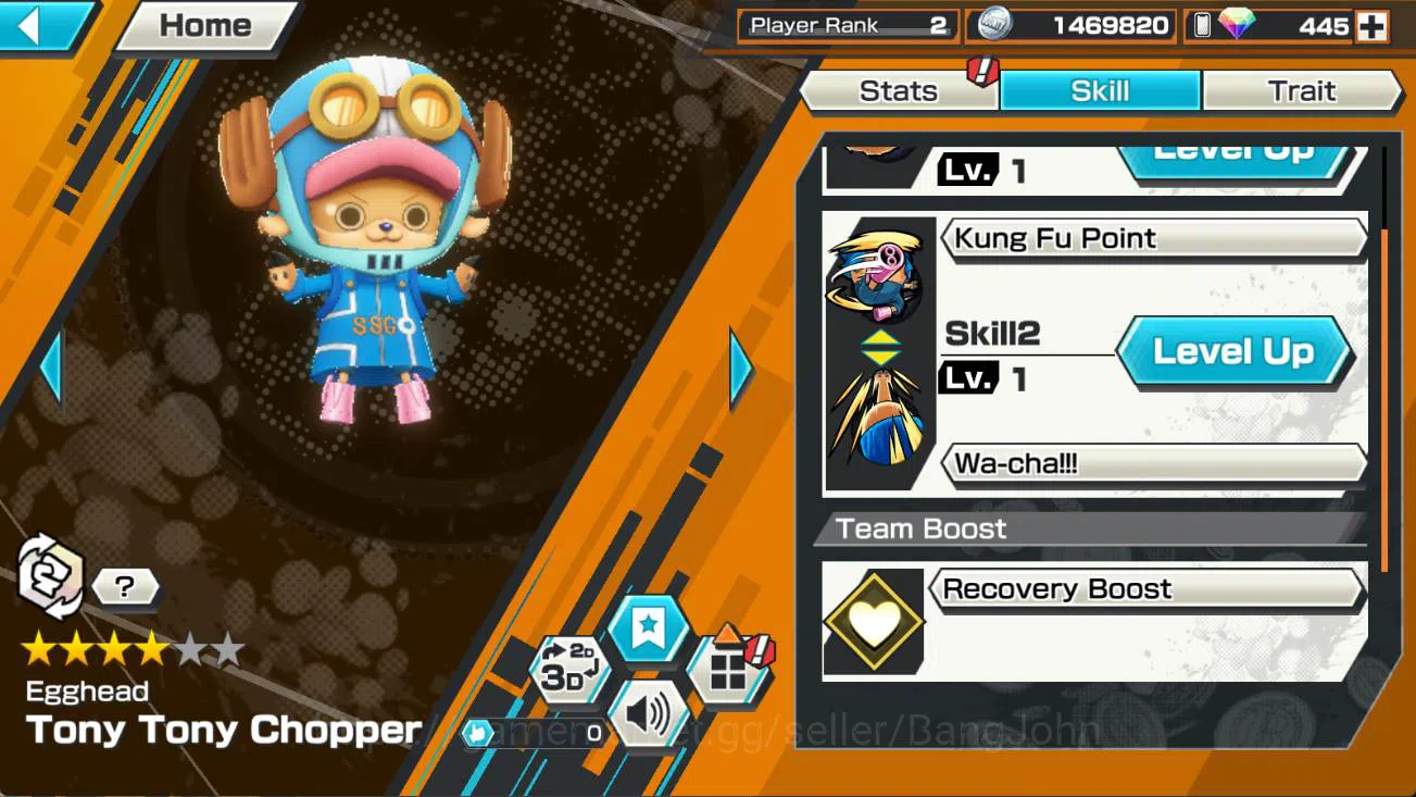 One Piece Bounty Rush Accounts Others GLOBAL | 2 ex, DD shanks, St ethanbaron, egghead chopper, Van ogre, kuma n bonney 7