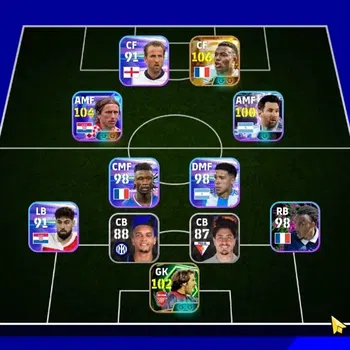 eFootball Accounts Legends & Iconic Players Android|Big Time Kylian Mbappe 9 Jul'26|Epic David Seaman,Showtime Lionel Messi