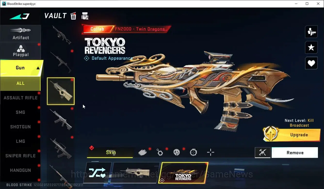 Blood Strike Accounts ASIA|ETERNAL DeAgle+Collab TOKRAV MCX,FN2000,Takem image 11