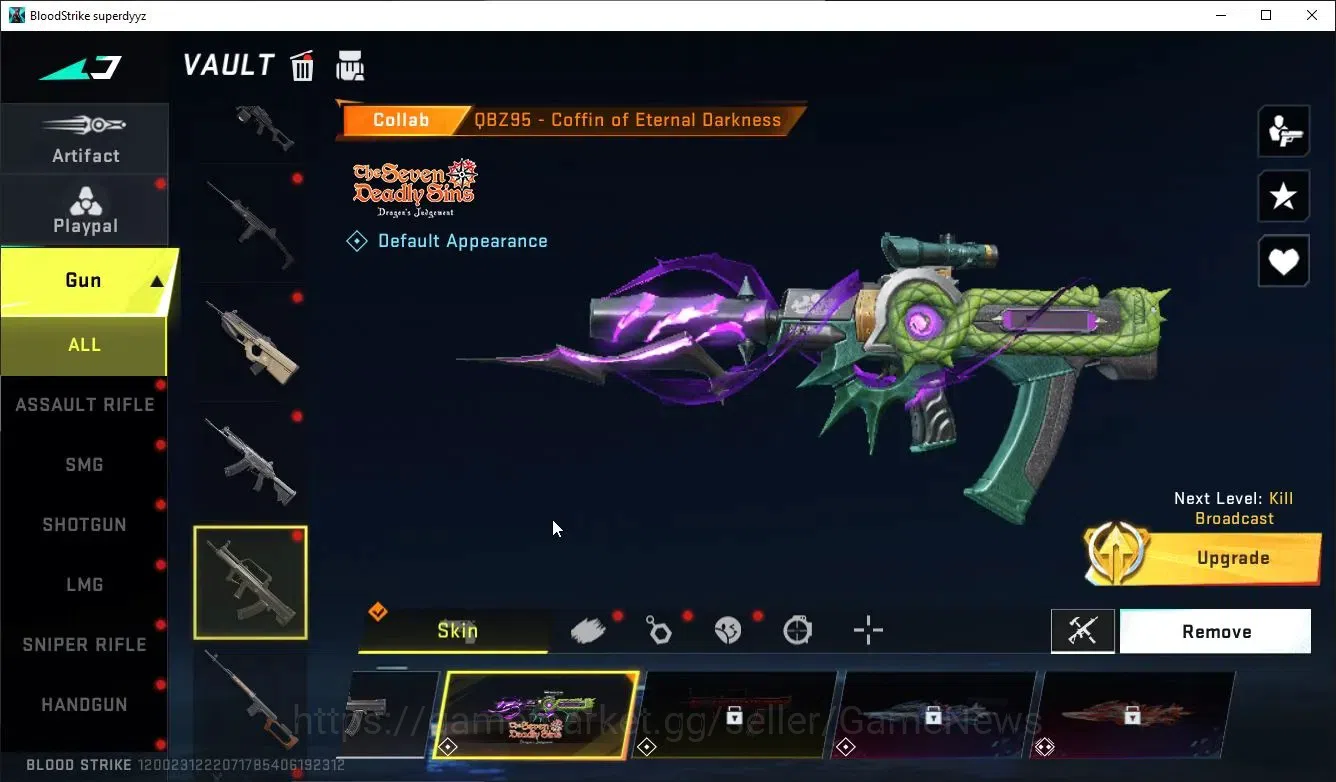 Blood Strike Accounts ASIA|ETERNAL DeAgle+Collab TOKRAV MCX,FN2000,Takem image 14