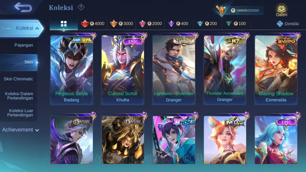 Mobile Legends: Bang Bang Accounts GLOBAL | Hero 132 Skin 502 | 2 Legend Franco, GS | image 14
