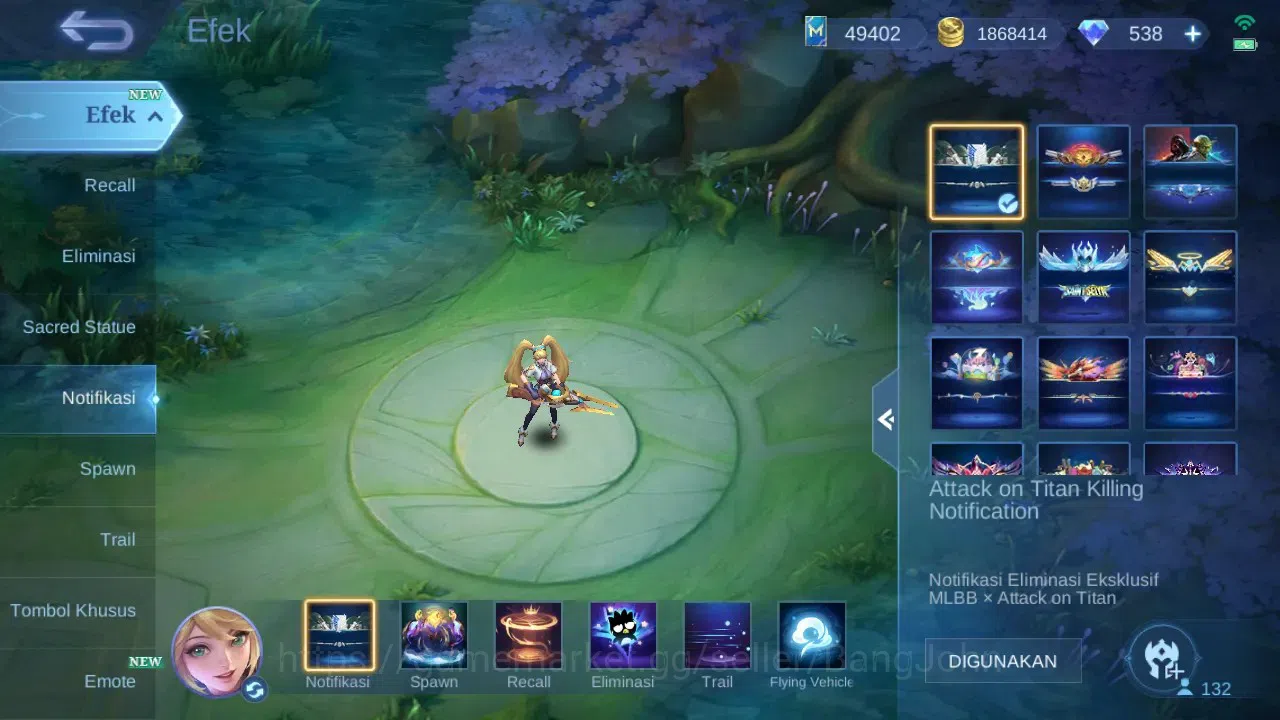 Mobile Legends: Bang Bang Accounts GLOBAL | Hero 132 Skin 502 | 2 Legend Franco, GS | image 8
