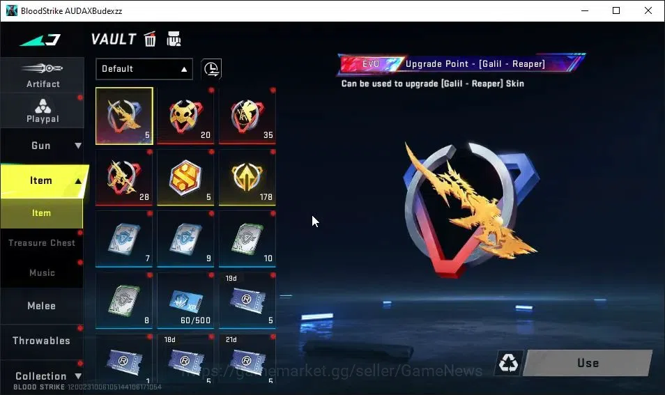 Blood Strike Accounts ASIA|Collab 7DS[Demon Meliodas,AK47,]|Collab BLEAC image 18