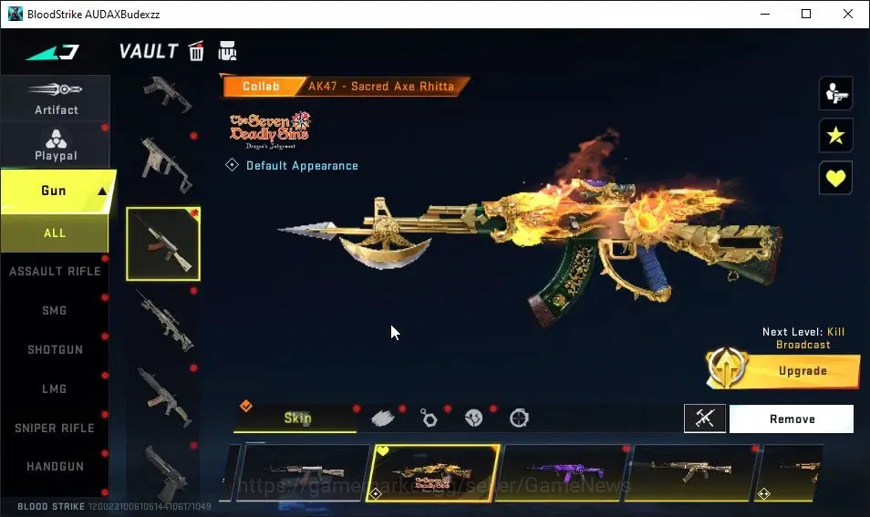 Blood Strike Accounts ASIA|Collab 7DS[Demon Meliodas,AK47,]|Collab BLEAC image 4