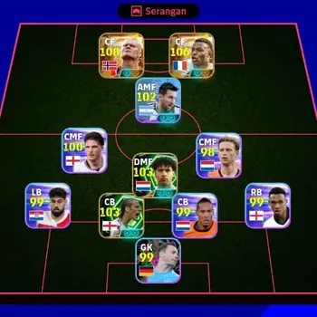 eFootball Accounts Legends & Iconic Players Android|PW3156|NewBigTErlingHaaland + Kyllan Mbappe,Mikel Merino Show T,Epic