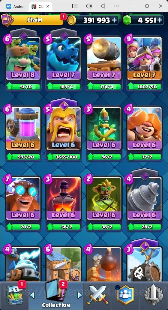 Clash Royale Accounts Mobile |Trophy 9120|7 EVO Cards|2 Hero Card|4551 G image 11