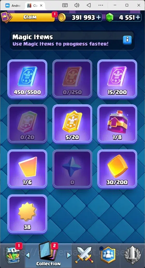 Clash Royale Accounts Mobile |Trophy 9120|7 EVO Cards|2 Hero Card|4551 G image 15