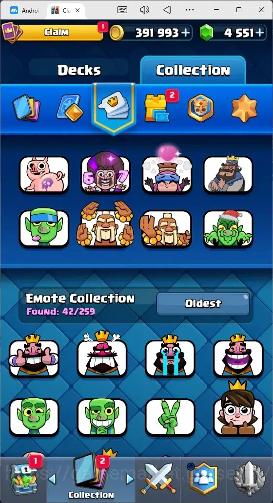 Clash Royale Accounts Mobile |Trophy 9120|7 EVO Cards|2 Hero Card|4551 G image 16