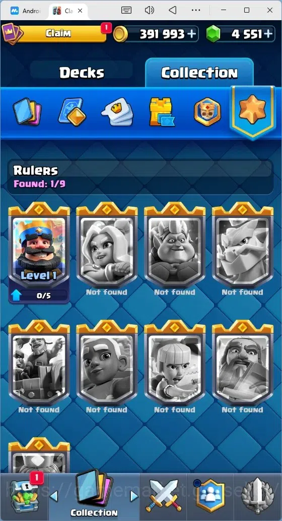 Clash Royale Accounts Mobile |Trophy 9120|7 EVO Cards|2 Hero Card|4551 G image 18