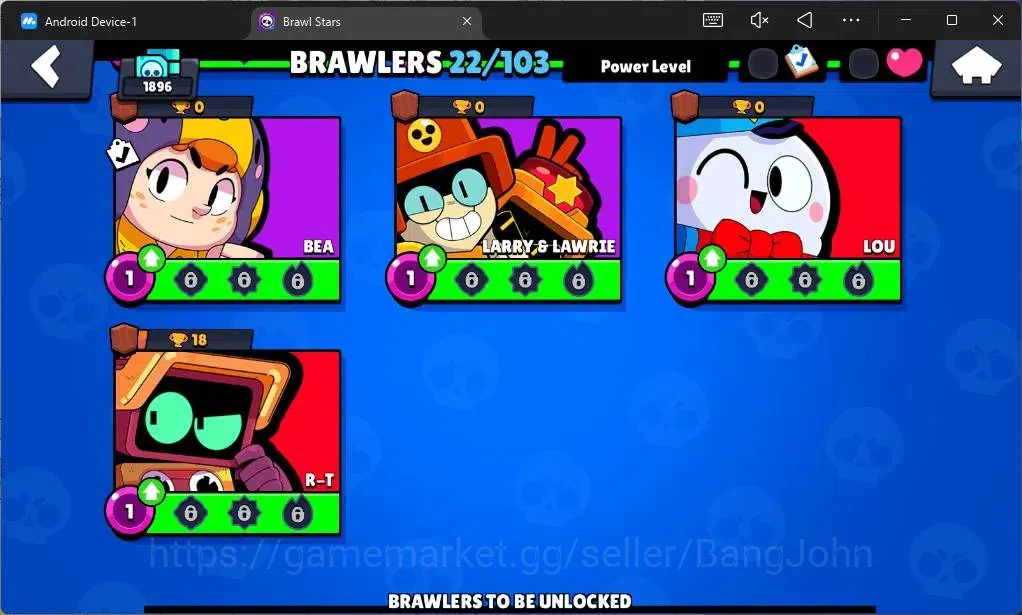 Brawl Stars Accounts Global |1896 Trophy|22 Brawler|2 Max Hypercharge(C image 7