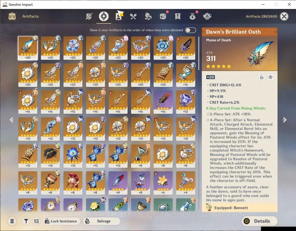 Genshin Impact Accounts ASIA |AR 45|6 Limited+2(*5WEP)|Escoffier,Furina,Xi image 5